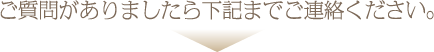 ご質問がありましたら下記までご連絡ください。